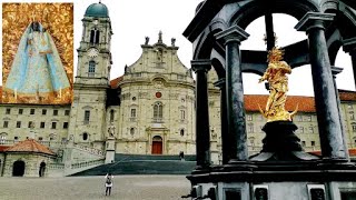 Walking in Switzerland Vlog 3 Einsiedeln Where Black Madonna Is and Gruene Aff Willerzell [upl. by Tahmosh]