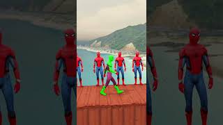 GTA 5 Spiderman Ragdolls  Jumps  Fails ep32 shorts [upl. by Hodosh753]