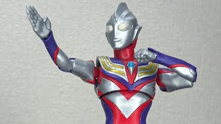 Figurerise Standard ウルトラマンティガ マルチタイプ ゼぺリウム光線の溜めエフェクトと光線エフェクトが付属 迪加奥徳曼 ULTRAMAN レビュー [upl. by Hofmann72]