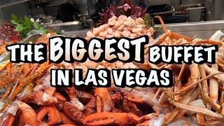 The BIGGEST BUFFET in Las Vegas  Bacchanal Buffet  Caesars Palace  January 2024 [upl. by Seldon715]