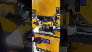 90 Degree Corner Miter Hydraulic Angle Notching Machine Square Pipe Notching Machine [upl. by Clarie]