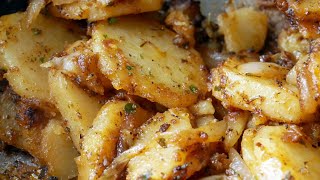 Were Having Skillet Potatoes and Onions for Breakfast  How to make Skillet Potatoes [upl. by Dyana]