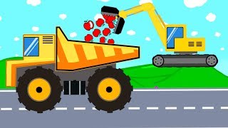 Excavator and Mini Excavator Dump Truck  Pipe Repair  Street Vehicles  Maszyny Budowlane [upl. by Sender488]