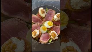 Salade niçoise maroc food المغرب cooking viralshorts foryou [upl. by Nesrac]