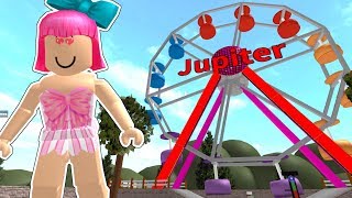 Roblox GOING TO THE THEME PARK [upl. by Salguod]