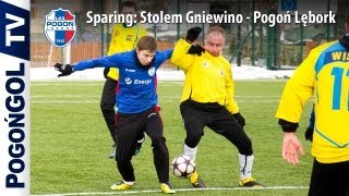 Stolem Gniewino  Pogoń Lębork sparing  2 marca 2013r [upl. by Berghoff]