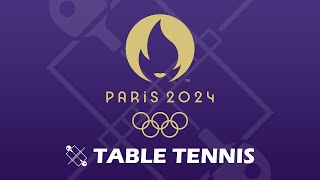 LIVE🔴 Table Tennis Paris 2024 Olympics  乒乓球 [upl. by Nojram]