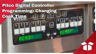 Pitco Digital Controller Programming Changing Cook Time [upl. by Mosa374]