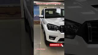 White Colour Mahindra Scorpio Guysvirelshorts scorpio mahindra yadavgarage [upl. by Naiva]