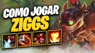 Como Jogar de ZIGGS no WILD RIFT [upl. by Saint]