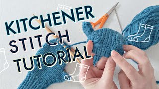 Kitchener stitch tutorial [upl. by Gudrun615]