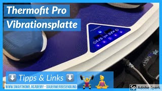 Thermofit Vibrationsplatte  Thermofit Pro Vibrationsplatte imm cologne 2018 [upl. by Areemas]