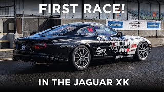 Racing our Jaguar XK8  XK RACE CAR BUILD EPISODE 2 [upl. by Lanod]