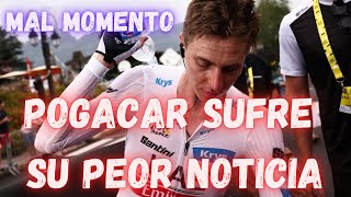 CONFIRMADO EL PEOR MOMENTO DE POGACAR CONTRA VINGEGAARD Y EL VISMA [upl. by Lewison]