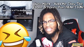 THIS KINDA FYE 👀🔥  Yuno Miles  Kiss Me Thru The Phone amp Honey Bun REACTION [upl. by Annerahs463]