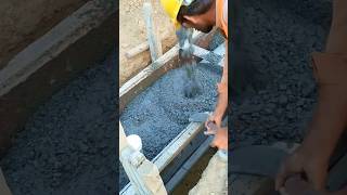 Concrete Pour  Road Crossing Encasement Technique ytshorts concretepour construction [upl. by Enner295]