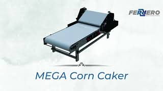 MEGA Corn Caker  Máquina para hacer arepas de FERRERO MACHINES [upl. by Keung625]