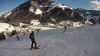 Großarl Piste 1 Skiweg  Piste 3b Familien [upl. by Nylarac]