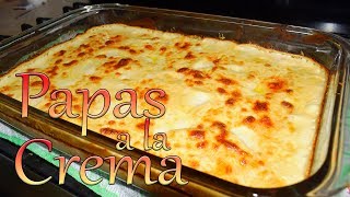 Receta Papa a la Crema  Cocinando con Yolanda [upl. by Aynam]