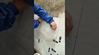 Tiles Installation 😱❤️ Cutting Tips trendingshorts tiles ytshorts installation cuttingskills [upl. by Ennazor]