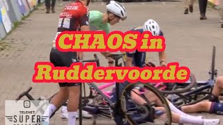 KEY MOMENTS  Cyclocross Telenet Superprestige Ruddervoorde [upl. by Ulita691]