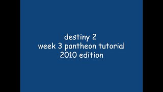 how to beat pantheon 2010 edition motw [upl. by Dahij]