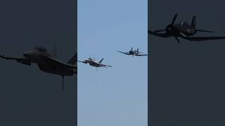 Heritage flyby military airshow [upl. by Pansir]