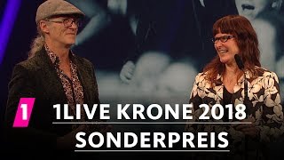 Birgit und Horst Lohmeyer gewinnen den Sonderpreis  1LIVE Krone 2018 [upl. by Annadiane]