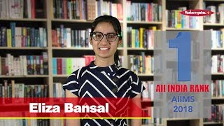 Robomate Student Eliza AIR 1 AIIMS 2018 Topper [upl. by Natassia]