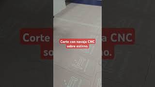 Cortamos estireno con vinil para avisos depuerta En CNC con navaja [upl. by Lucilia783]