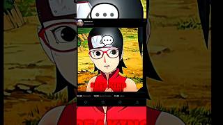 SARADA WANT MANGEKYO SHARINGAN naruto animeseries shortviral [upl. by Annoif]