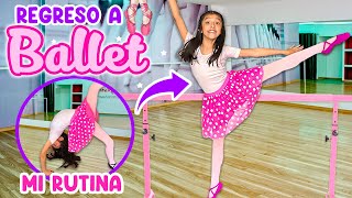 🩰¡REGRESE A BALLETMI RUTINA FAVORITA🥰l Yo soy Aranza 💕 [upl. by Htebharas]