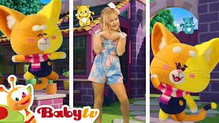 Little Cat 😸  Giggle Wiggle 🌟  Dance Party Songs amp Rhymes 💃🏻​🕺🏻 BabyTV [upl. by Aryk]