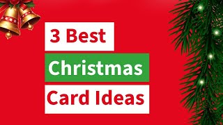 3 Easy Christmas greeting cards  Diy Christmas Cards Ideas  Christmas Cards From paper  DIY Cards [upl. by Hsiri]