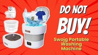 Swojg Portable Washing Machine  7 Reasons NOT to Buy 🚫🧺 [upl. by Faunia273]