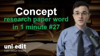 CONCEPT definition CONCEPT in a sentence CONCEPT pronunciation CONCEPT meaning [upl. by Gerick]