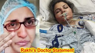 Rakhi Sawant in Coma Doctor Reveal Shocking Details about Rakhis Life Span and Health [upl. by Nallid895]