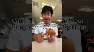 inNout burger WITHOUT spilling shortsvideo [upl. by Niwled]