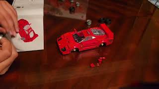 I BUILT A FERRARI F40 IN LEGO LEGO [upl. by Malynda]