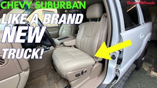 How to Replace Chevy Suburban  Tahoe GMC Cadillac amp Hummer Seat Covers  Heaters [upl. by Davita]