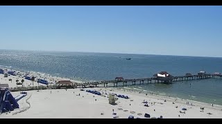 🔴🅻🅸🆅🅴🔴Clearwater Pier Beach Tampa Bay Florida Beach America Sand Key Park Ocean Forecast [upl. by Biddie]