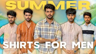 SUMMER SHIRTS FOR MEN IN BUDGET  MEN’S FASHION HAUL [upl. by Erdnoid]