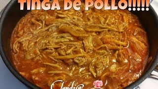 TINGA DE POLLO FACIL DE PREPARAR Y RICA [upl. by Bree]