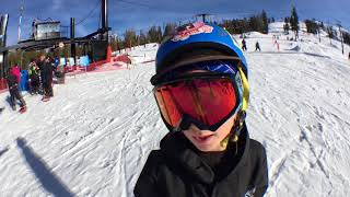 Real Kids Snowboard Review The Bataleon Mini Shred 100 [upl. by Wiseman586]