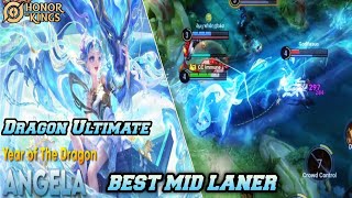 Honor of Kings HOK Angela best mid laner quotDRAGON ULTIMATEquot SKIN  Broken Hero  Honor of Kings [upl. by Bianka]