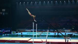 BRASSART Maellyse BEL  2022 Artistic Worlds Liverpool GBR  Qualifications Uneven Bars [upl. by Ailama]