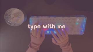 cozy keyboard asmr for studying and sleeping ⌨️ [upl. by Ebeohp]