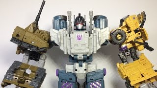 REVIEW MEGA Transformers Combiner Wars Bruticus  RESEÑA ESPAÑOL [upl. by Brendon836]