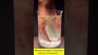 The beuty of sodium acetate crystallization viralvideo scienceexperiment [upl. by Ayekam115]