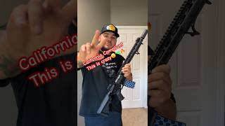 California Compliant AR15 🔫🔥 How to stay Legal 😮shorts legal glock edc rifle [upl. by Assed]